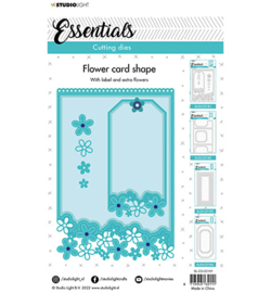 SL-ES-CD181 Flower cardshape Essentials nr.181