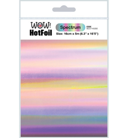 W217-H1000 - Hot Foil 16cm x 5mtr, Spectrum