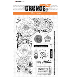 SL-GR-STAMP42 StudioLight Clear Stamp Elements Grunge Collection nr.42