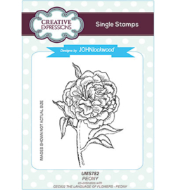 UMS782 Single Stamp Peony