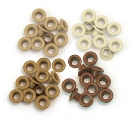 117027/6007 Eyelets Brown