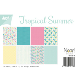 6011/0549 Papier Set A4 Tropical Summer