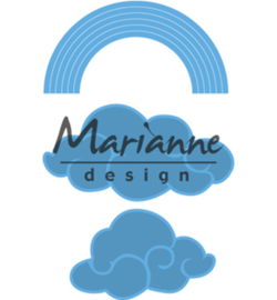 LR0531 Marianne Design Creatables Rainbow & clouds