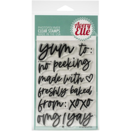 617099 Avery Elle Clear Stamp Set Gifted 4"X6"