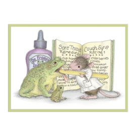 RSC008 House Mouse Cling Rubber Stamp Froggy Throat