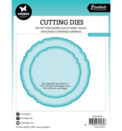 SL-ES-CD913 - Torn edge circles Essentials nr.913