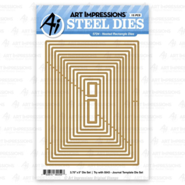 687361 Art Impressions Dies Nested Rectangle