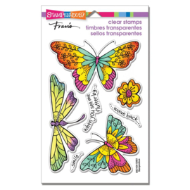 SSC1434 Stampendous Perfectly Clear Stamps Mystic Wings