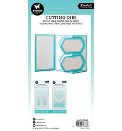 SL-ES-CD448 - Zig-zag card shape Essentials nr.448