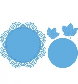 LR0430 Creatables Leaf doily