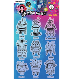 ABM-OOTW-STAMP74 - ABM Clear Stamp Baby Bots Out Of This World nr.74