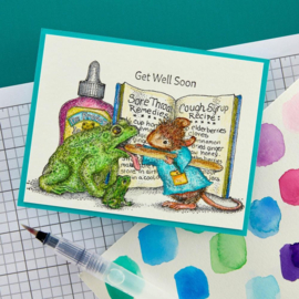 RSC008 House Mouse Cling Rubber Stamp Froggy Throat