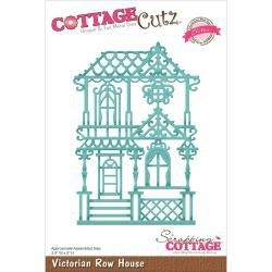 423190 CottageCutz Elites Die Victorian Row House, 3.5"X5"