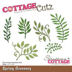 303328 CottageCutz Elites Die Spring Greenery, 0.7" To 2.4"