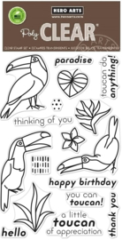 **Hero Arts Clear Stamps Hello Toucan