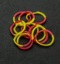 45053 - Band-it - Elastieken Yellow/Red 600pcs