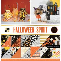 101086 DCWV Double-Sided Cardstock Stack Halloween Spirit 12"X12"