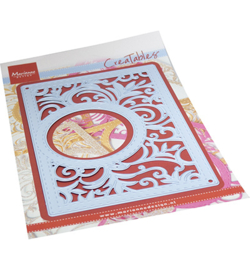 LR0840 Marianne Design creatables Rectangle Swirly