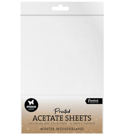 SL-ES-ACS19 StudioLight SL Acetate Sheets Winter wonderland Essentials nr.19