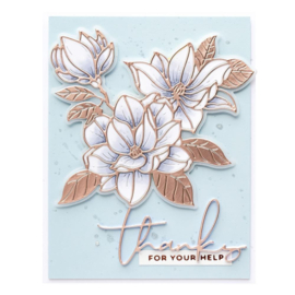 S41169 Spellbinders Etched Dies Magnolia Blooms