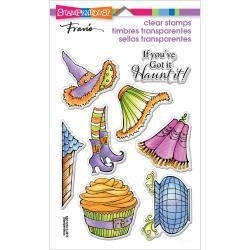 464580 Stampendous Perfectly Clear Halloween Stamps Witchy Legs