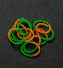 45052 - Band-it - Elastieken Green/Orange 600pcs