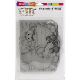 HMCR151 Stampendous House Mouse Cling Stamp Chiminea Roast