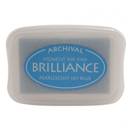 BR1-38 Brilliance ink pad pearl sky blue