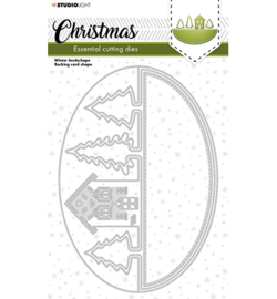 SL-ES-CD256 - Christmas Rocking card shape Essentials nr.256