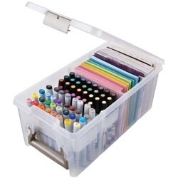  6934AB ArtBin Marker Satchel Translucent