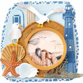 LR0808 Marianne Design creatables Tiny's Lighthouse & surf