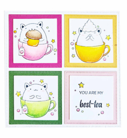 CCL-FR-STAMP553 CraftLab Cup of tea Friendz nr.553