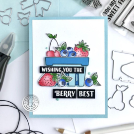 687403 Hero Arts Clear Stamps Berry Basket 4"X6"