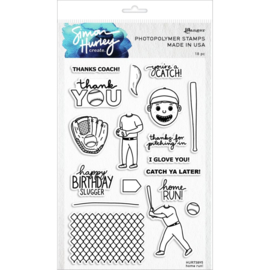 629878 Simon Hurley create Cling Stamps  Home Run! 6"X9"