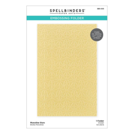 SES053 Spellbinders Embossing Folder Moonline Stars