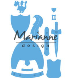 LR0528 Marianne Design Creatables Kim's Buddies knight