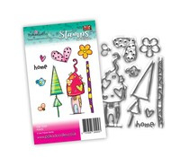 PD8055 Polkadoodles Home Grown Clear Stamps