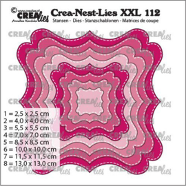 CLNestXXL112 Crealies Crea-nest-dies XXL Fantasievorm F Stiklijn