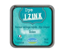 19262 Aladine Inkpad Izink Dye Turquoise Ocean