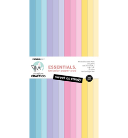CCL-ES-UPP357 CraftLab CCL Unicolor Paper Pad Sweet as candy Essentials nr.357