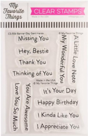CS557 My Favorite Things Clearly Sentimental Stamps High-Flying Adventure 4"X8"