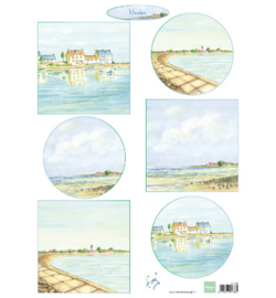 IT610 Marianne Design Knipvel A4 Tiny's harbors