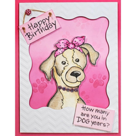 SSC1432 Stampendous Perfectly Clear Stamps Dog Years
