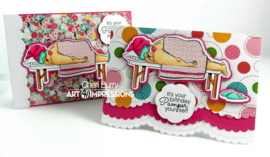 251037 Art Impressions Clear Stamps Pamper Yourself