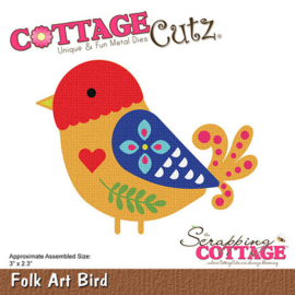 CC-1189 Cottage Cutz Folk Art Bird