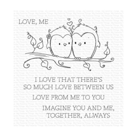 RAM001 My Favorite Things Clear Stamps You & Me Together 4"X4"