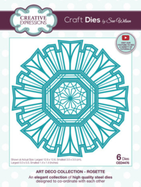 CED4476 Sue Wilson Craft Die Art Deco Collection Rosette