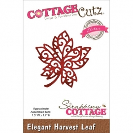 282654 CottageCutz Elites Die Elegant Harvest Leaf