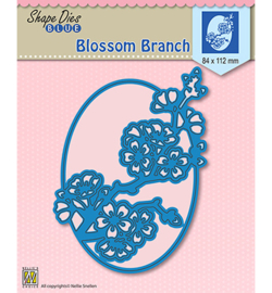 SDB007  Shape Dies Blossom branch