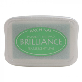 BR1-42 Brilliance ink pad pearl lime